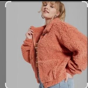 Wild Fable Sherpa Zip Up Jacket